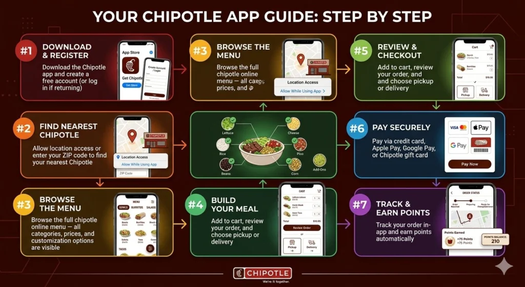 Order via the Chipotle App